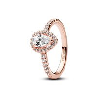 Anello Pandora Donna in Lega metallica Zirconia 182835C01-48 - 182835C01-50